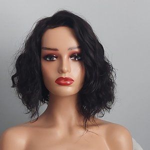 Human Short Curly Wig